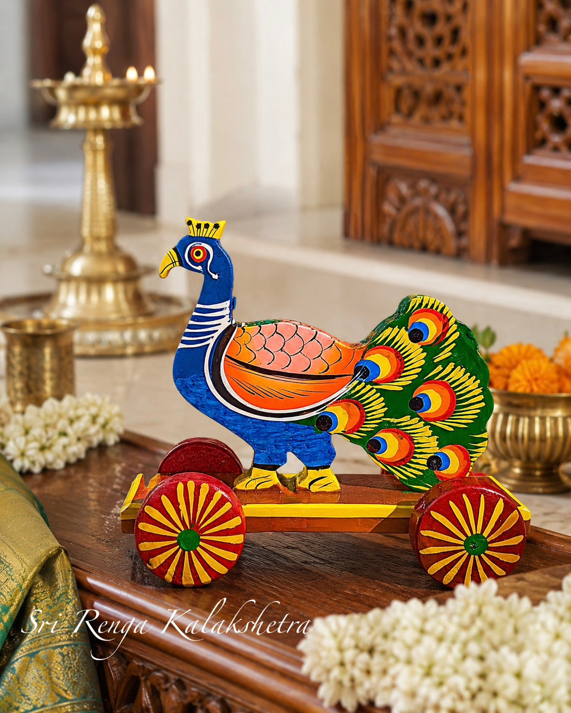 Peacock Push-Along Toy