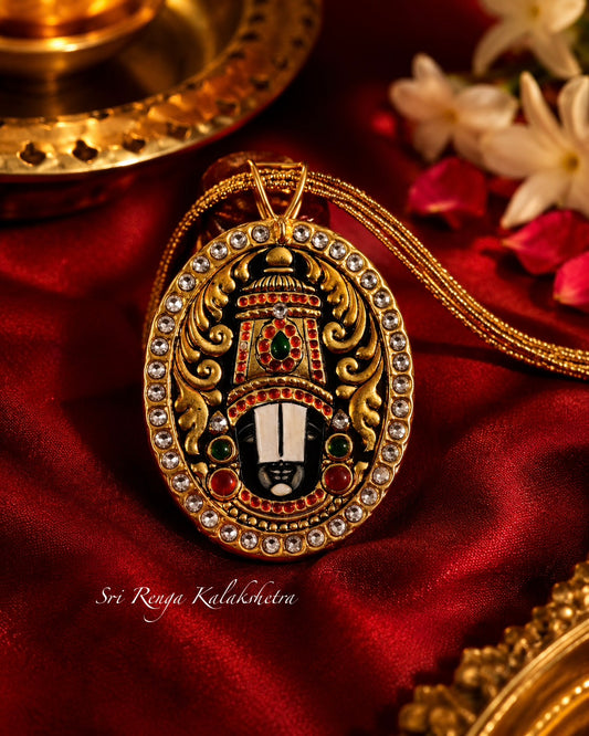 Tanjore Handcrafted Pendant