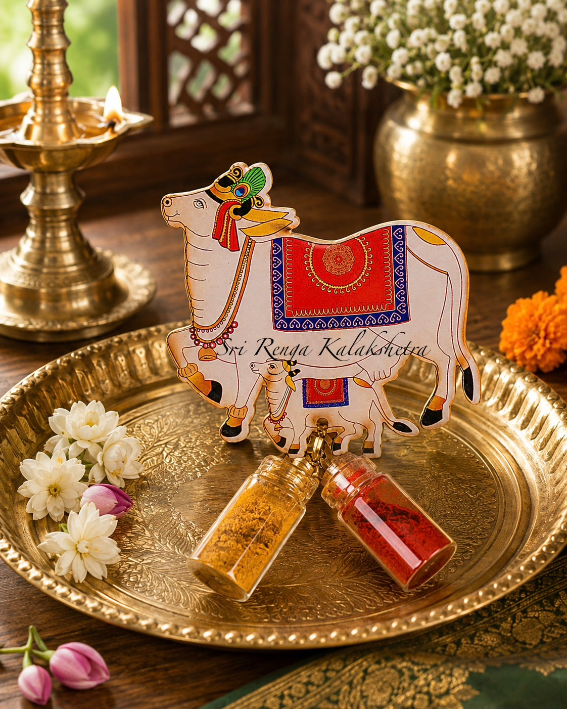 Colourful Cow Haldi Kumkum