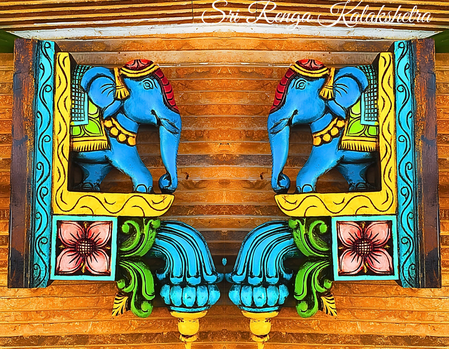 Elephant Motif Wall Brackets