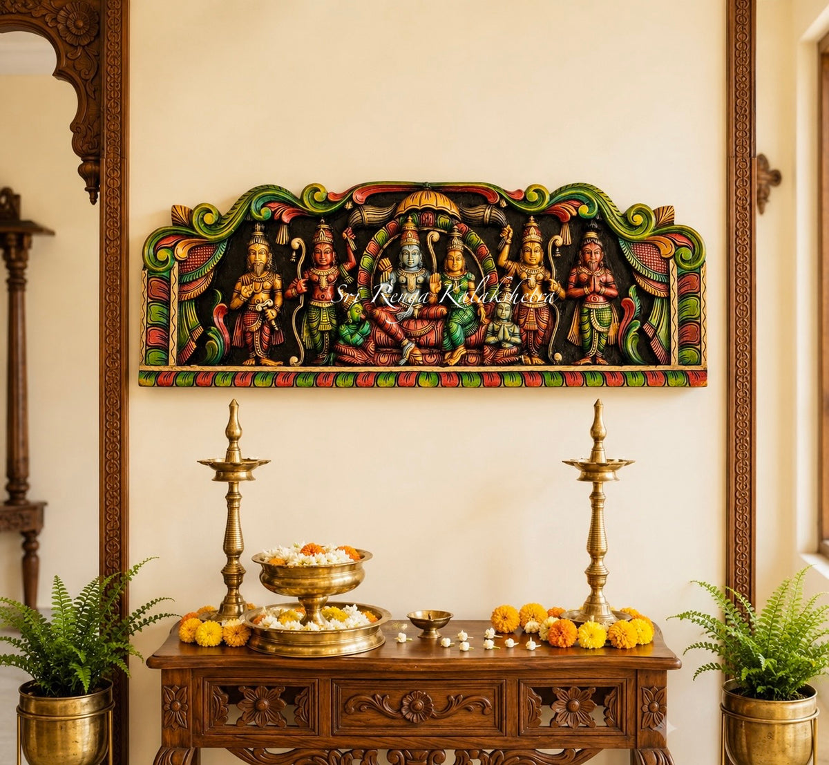 Sri Rama Coronation Panel