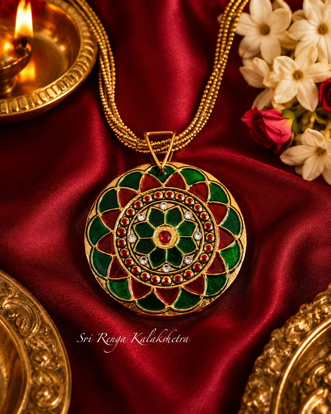 Tanjore Handcrafted Pendant