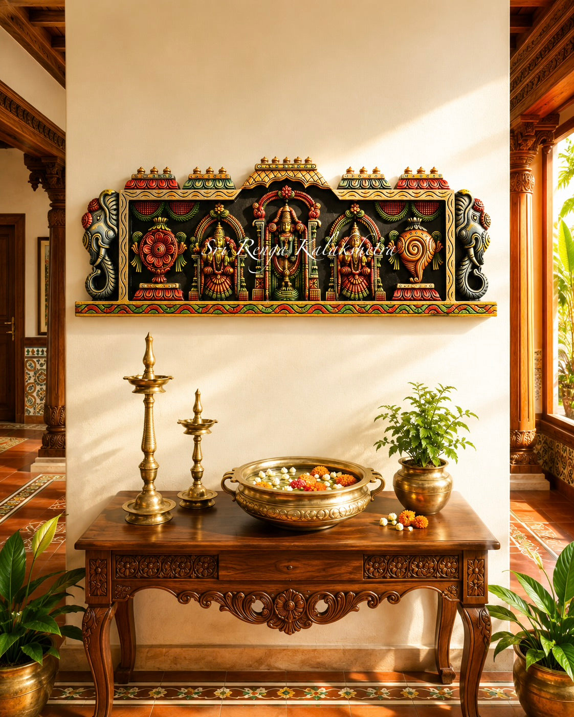 Lord Balaji Wooden Panel