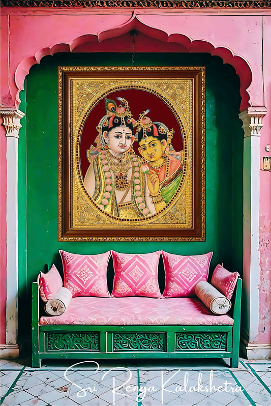 𝐓𝐚𝐧𝐣𝐨𝐫𝐞 𝐏𝐚𝐢𝐧𝐭𝐢𝐧𝐠 – 𝐑𝐚𝐝𝐡𝐚 𝐊𝐫𝐢𝐬𝐡𝐧𝐚