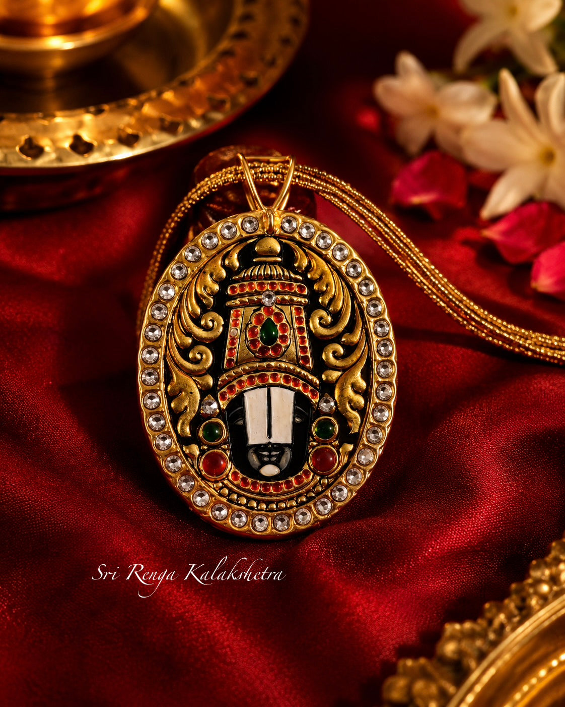 Tanjore Handcrafted Pendant