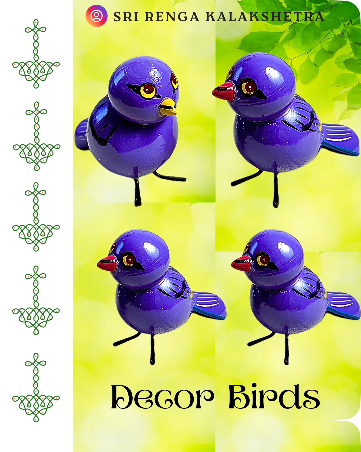 𝐃𝐞𝐜𝐨𝐫 𝐁𝐢𝐫𝐝𝐬 𝐏𝐚𝐢𝐫 𝐟𝐨𝐫 𝐆𝐚𝐫𝐝𝐞𝐧 𝐆𝐥𝐨𝐰