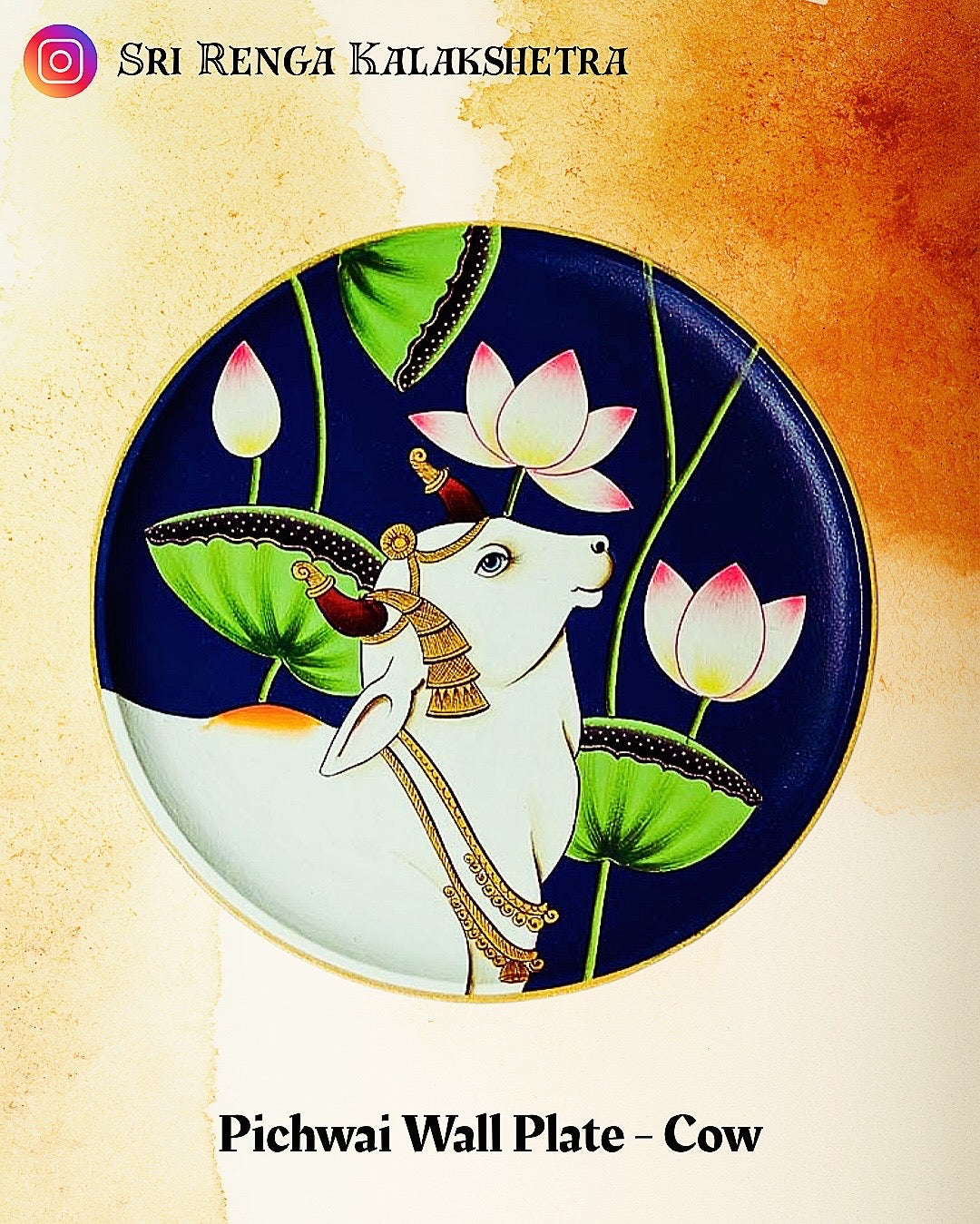 𝐏𝐢𝐜𝐡𝐰𝐚𝐢 𝐖𝐚𝐥𝐥 𝐏𝐥𝐚𝐭𝐞 – 𝐂𝐨𝐰 𝐌𝐨𝐭𝐢𝐟