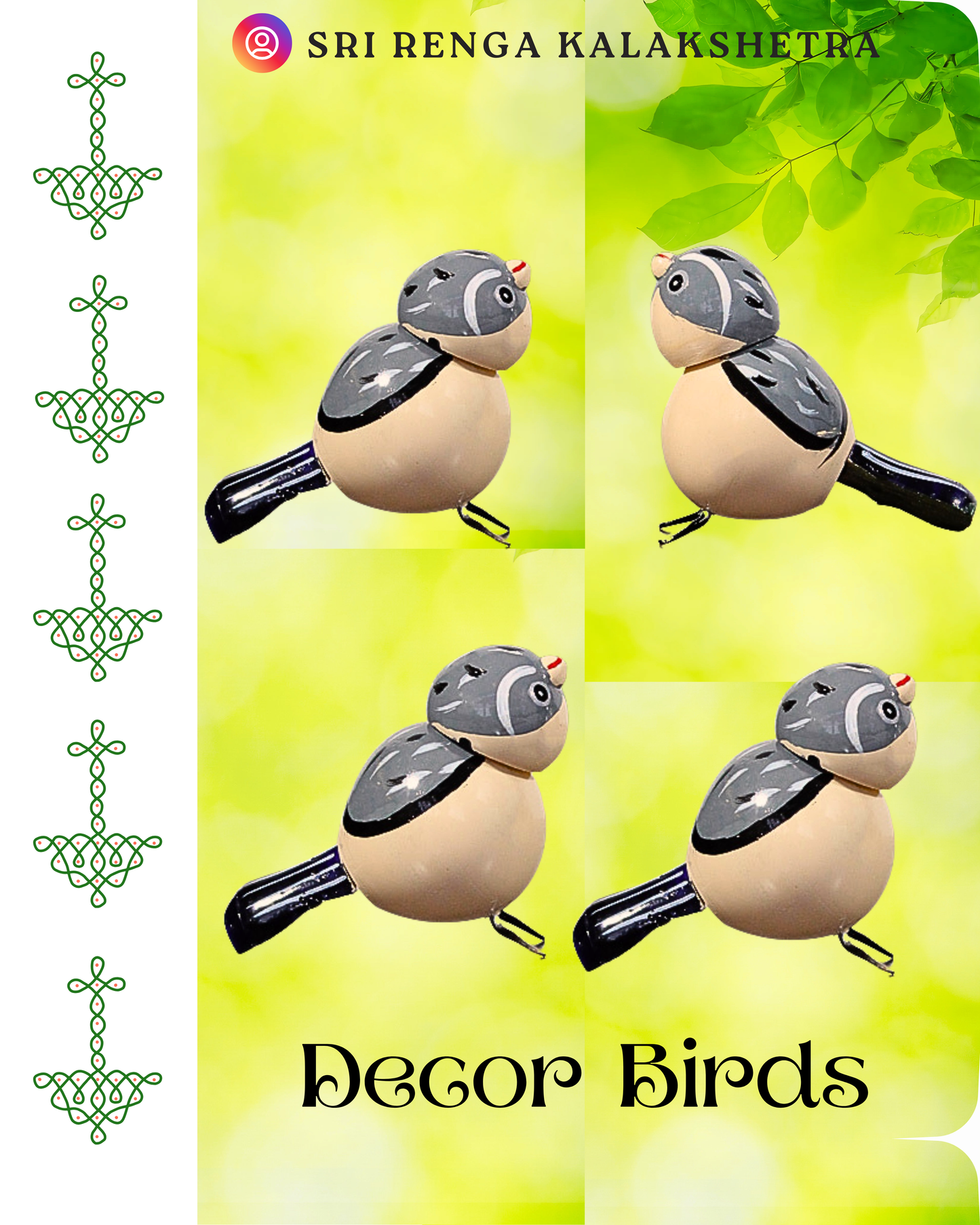 𝐃𝐞𝐜𝐨𝐫 𝐁𝐢𝐫𝐝𝐬 𝐏𝐚𝐢𝐫 𝐟𝐨𝐫 𝐆𝐚𝐫𝐝𝐞𝐧 𝐆𝐥𝐨𝐰