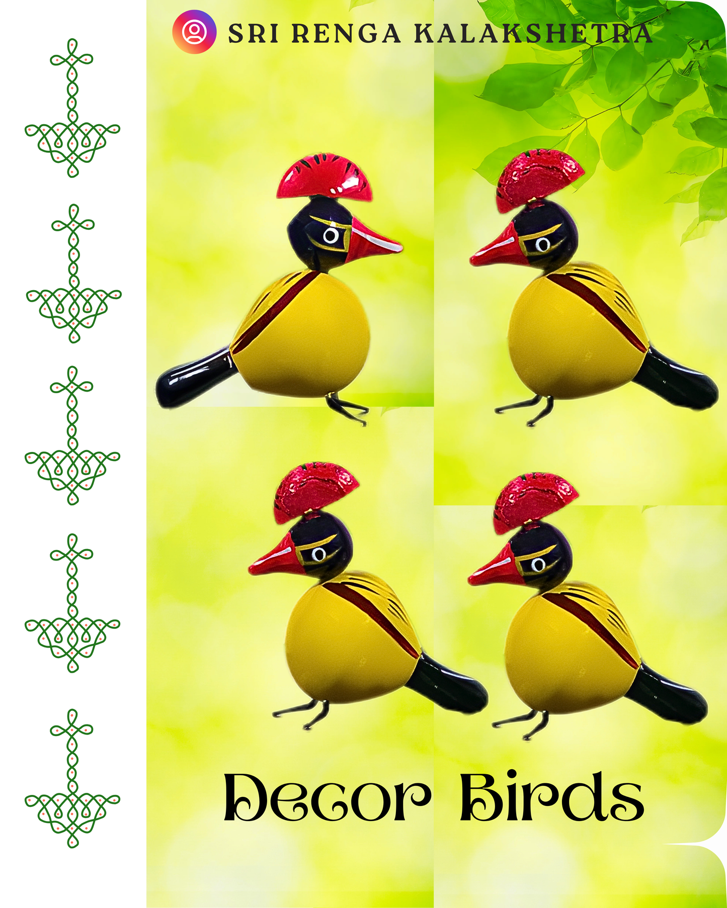 𝐃𝐞𝐜𝐨𝐫 𝐁𝐢𝐫𝐝𝐬 𝐏𝐚𝐢𝐫 𝐟𝐨𝐫 𝐆𝐚𝐫𝐝𝐞𝐧 𝐆𝐥𝐨𝐰