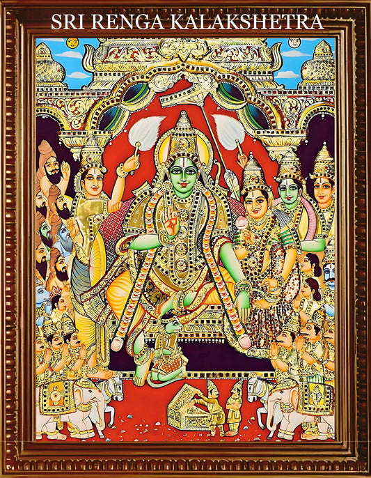 𝐓𝐚𝐧𝐣𝐨𝐫𝐞 𝐏𝐚𝐢𝐧𝐭𝐢𝐧𝐠 – 𝐒𝐫𝐢 𝐑𝐚𝐦𝐚 𝐏𝐚𝐭𝐭𝐚𝐛𝐡𝐢𝐬𝐡𝐞𝐤𝐚𝐦