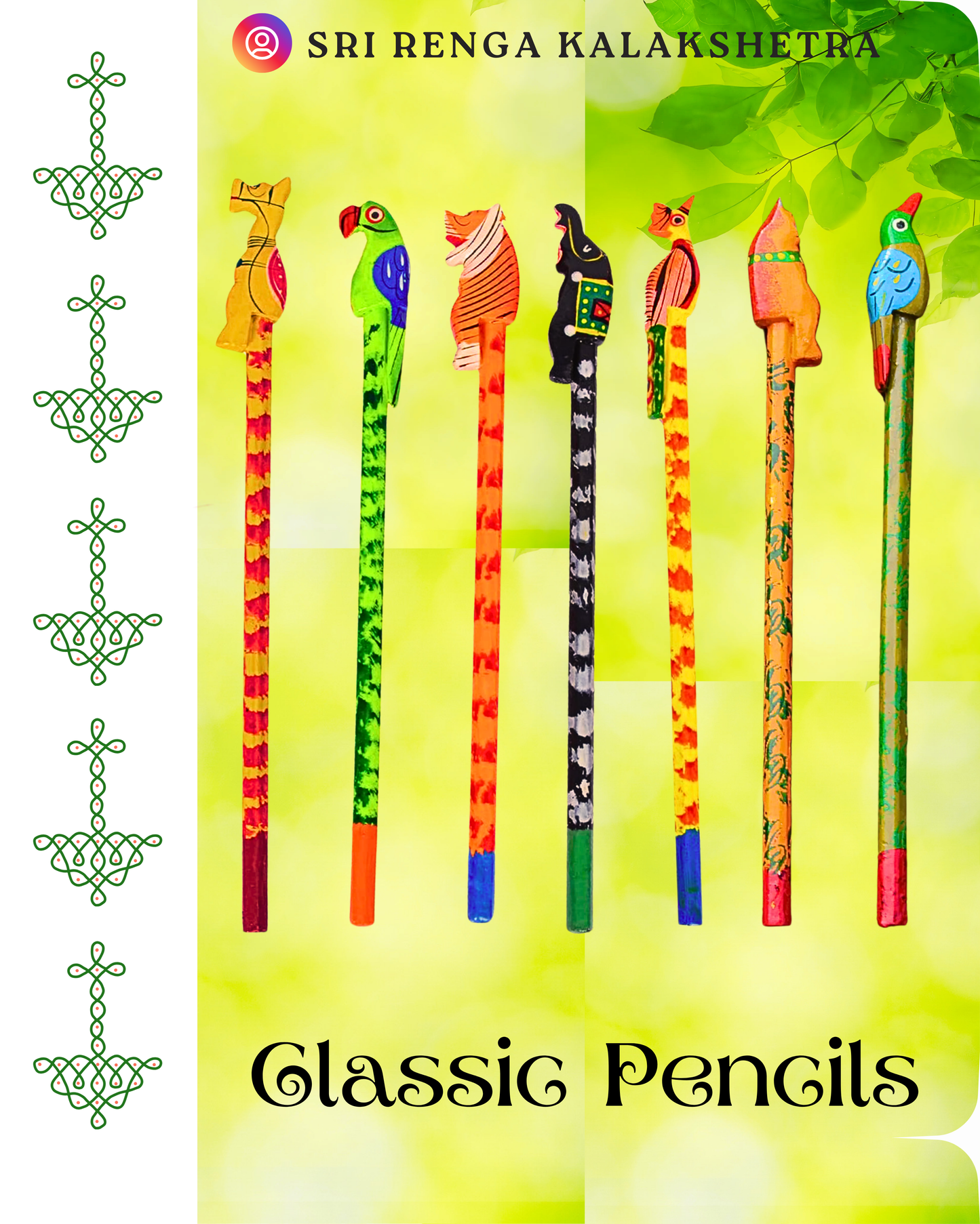 𝐇𝐚𝐧𝐝-𝐏𝐚𝐢𝐧𝐭𝐞𝐝 𝐏𝐞𝐧𝐜𝐢𝐥𝐬