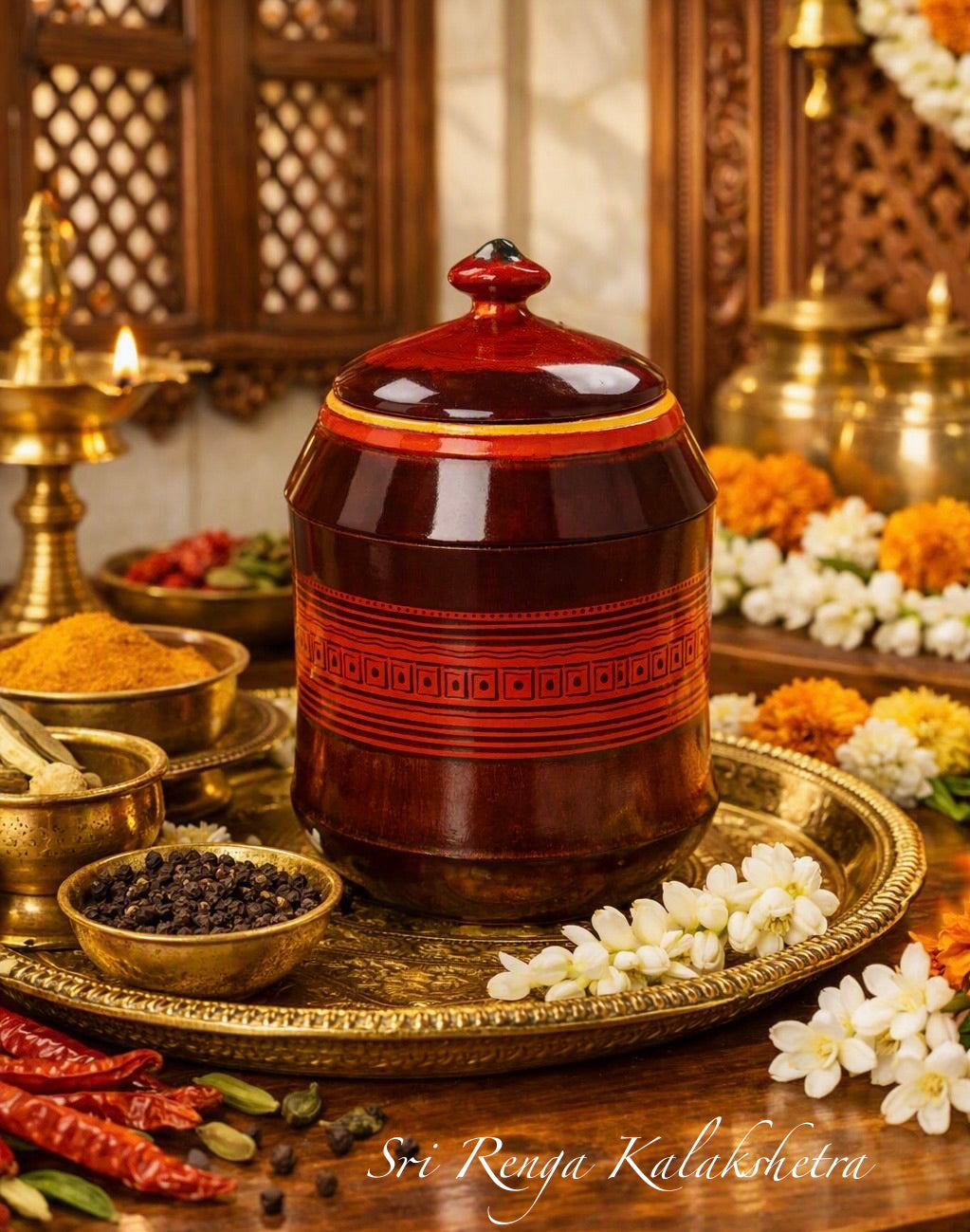 Wooden Spice Jar