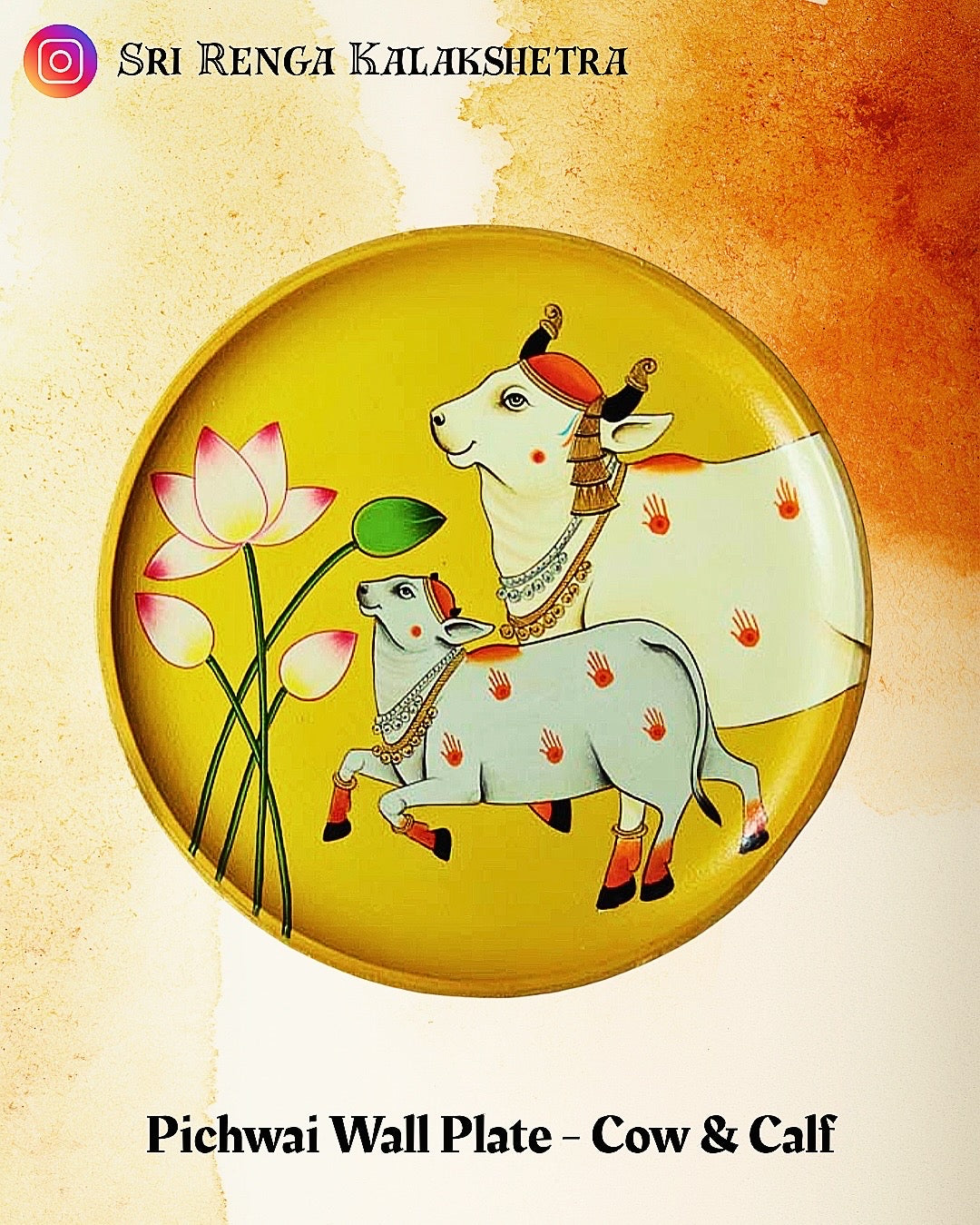 𝐏𝐢𝐜𝐡𝐰𝐚𝐢 𝐖𝐚𝐥𝐥 𝐏𝐥𝐚𝐭𝐞 – 𝐂𝐨𝐰 & 𝐂𝐚𝐥𝐟