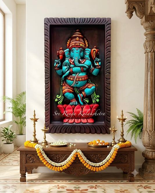 Dancing Ganesha Panel