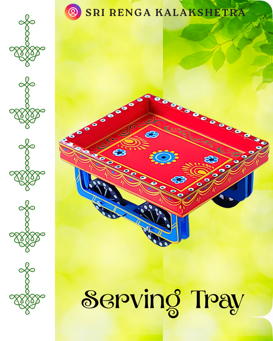 𝐇𝐚𝐧𝐝-𝐏𝐚𝐢𝐧𝐭𝐞𝐝 𝐒𝐞𝐫𝐯𝐢𝐧𝐠 𝐂𝐚𝐫𝐭