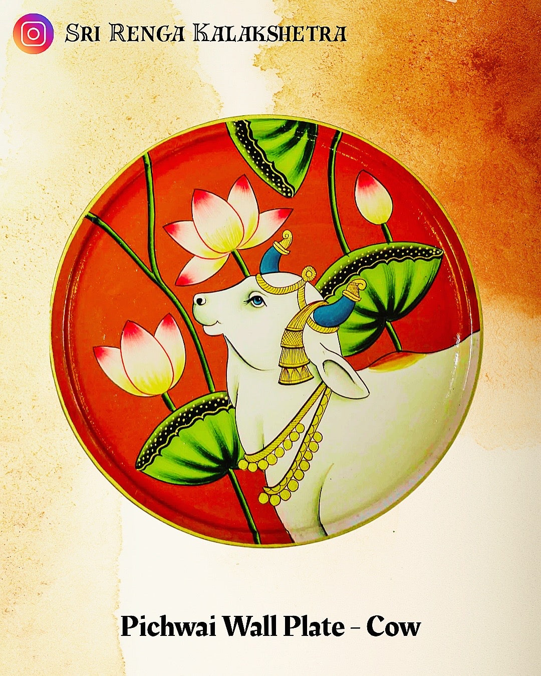 𝐏𝐢𝐜𝐡𝐰𝐚𝐢 𝐖𝐚𝐥𝐥 𝐏𝐥𝐚𝐭𝐞 – 𝐂𝐨𝐰 𝐌𝐨𝐭𝐢𝐟