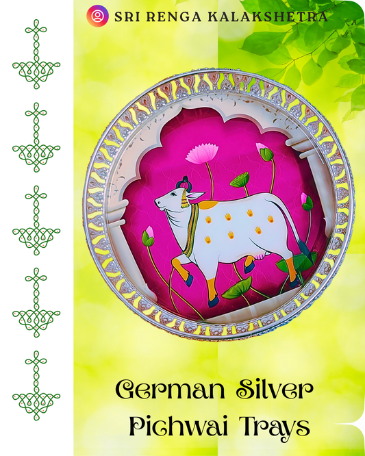 𝐒𝐢𝐥𝐯𝐞𝐫 𝐏𝐥𝐚𝐭𝐞𝐝 𝐏𝐢𝐜𝐡𝐰𝐚𝐢 𝐃𝐞𝐜𝐨𝐫𝐚𝐭𝐢𝐯𝐞 𝐏𝐨𝐨𝐣𝐚 𝐓𝐡𝐚𝐥𝐢