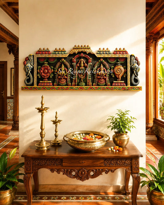 Lord Balaji Wooden Panel