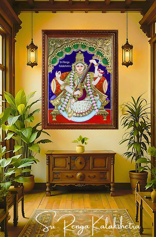 𝐓𝐚𝐧𝐣𝐨𝐫𝐞 𝐏𝐚𝐢𝐧𝐭𝐢𝐧𝐠 – 𝐆𝐨𝐝𝐝𝐞𝐬𝐬 𝐒𝐚𝐫𝐚𝐬𝐰𝐚𝐭𝐡𝐢