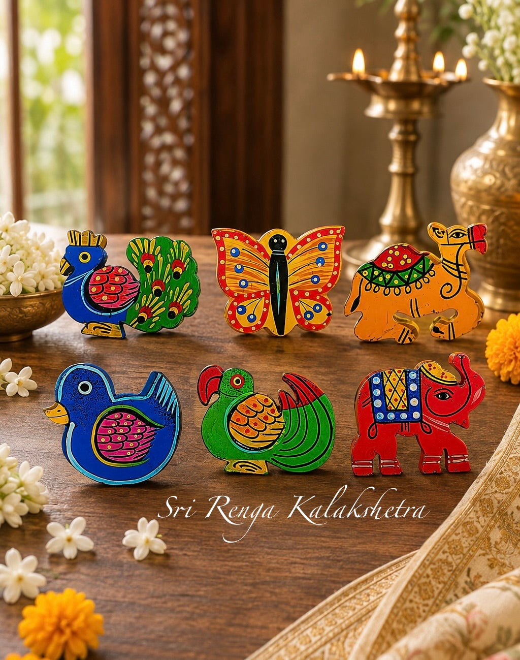 Wooden Fridge Magnets