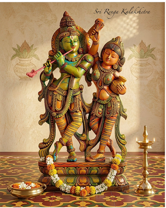 Radha Krishna Sculpture