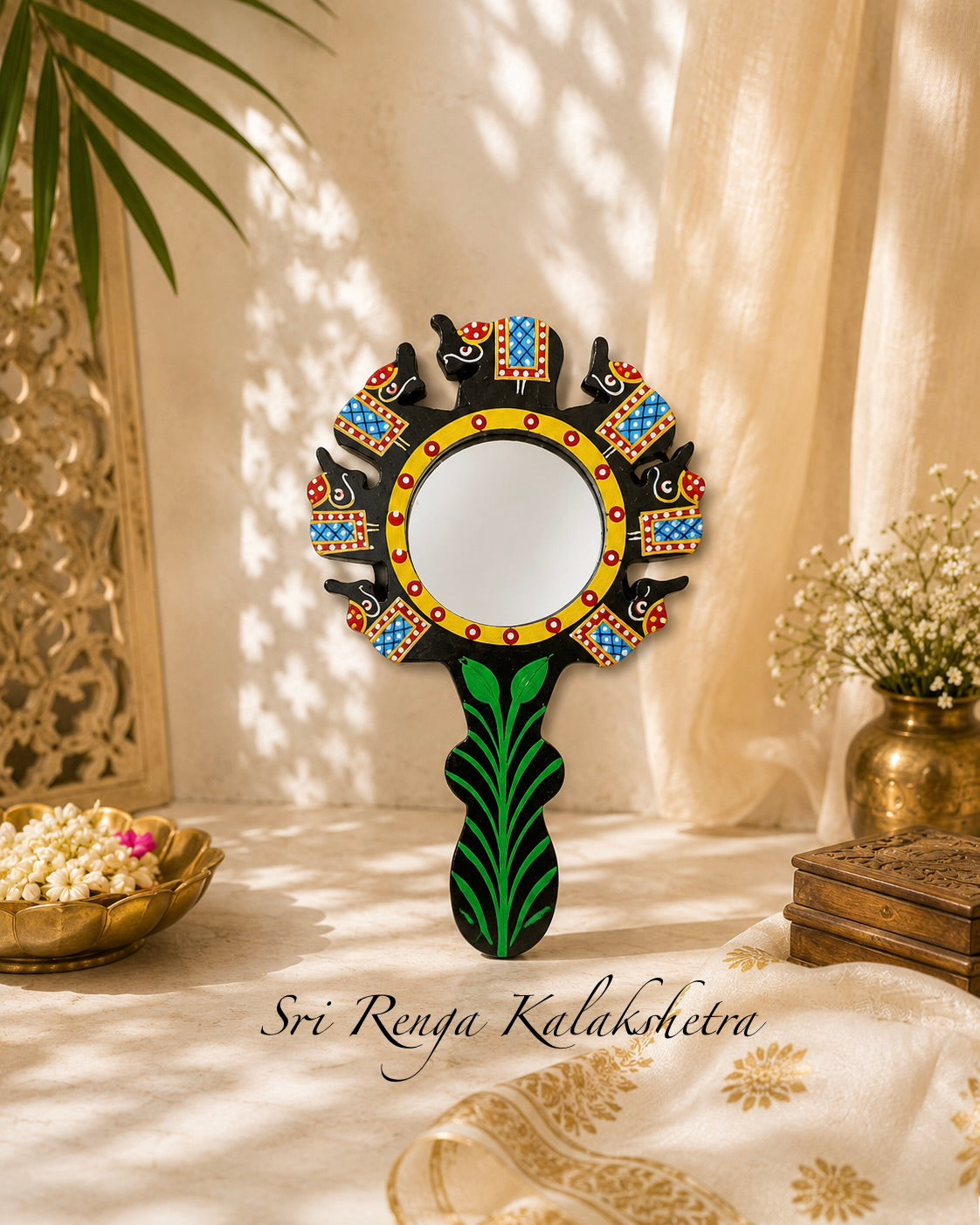 Classic Wooden Mirror