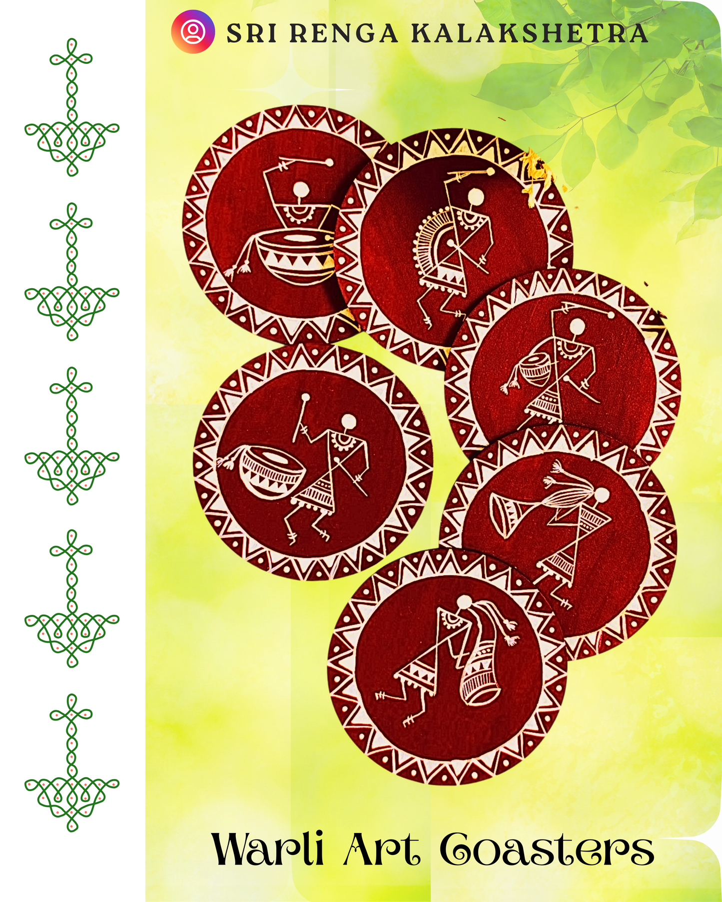 𝐖𝐚𝐫𝐥𝐢 𝐀𝐫𝐭 𝐖𝐨𝐨𝐝𝐞𝐧 𝐂𝐨𝐚𝐬𝐭𝐞𝐫𝐬